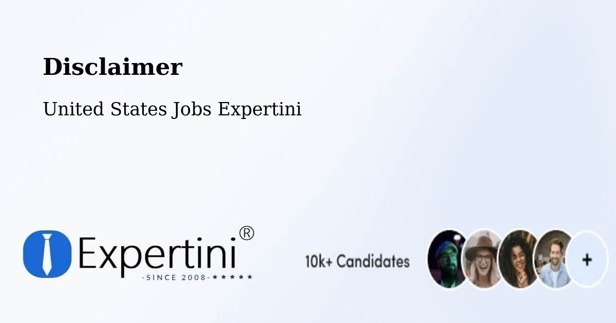 Disclaimer – Del Rio - United States Jobs Expertini