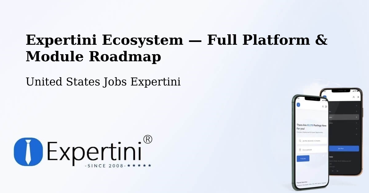 Expertini Ecosystem — Full Platform & Module Roadmap – Del Rio